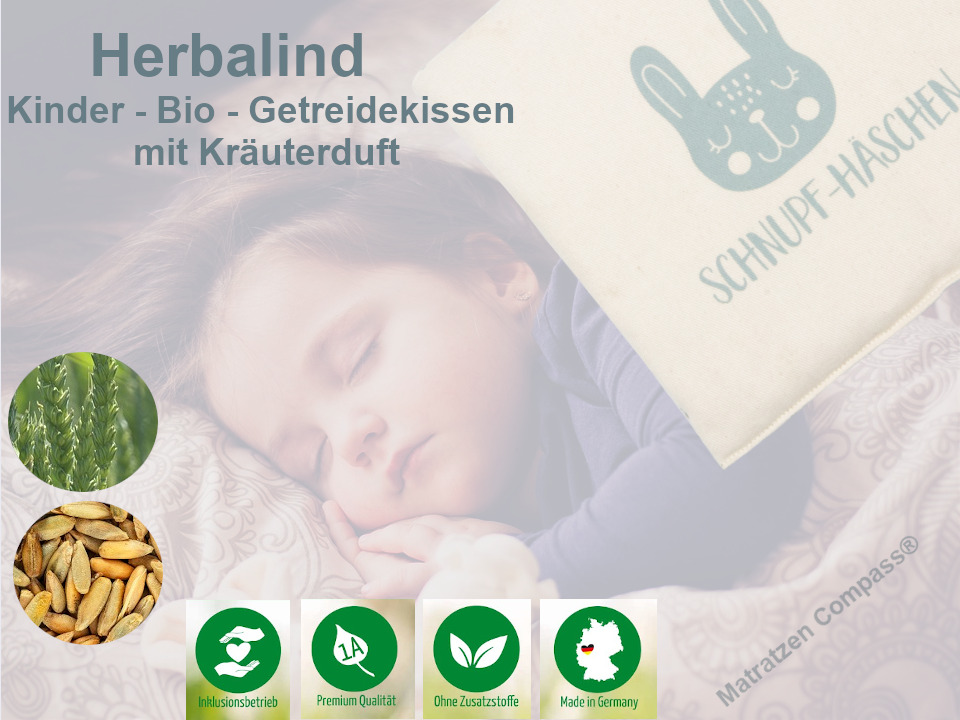 Herbalind Kinder-Getreidekissen Schnupf-Häschen