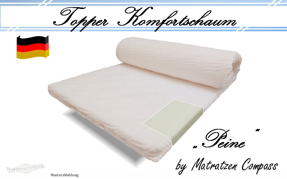 Matratzentopper Peine Max mit Komfortschaumtopper 6 cm hoch