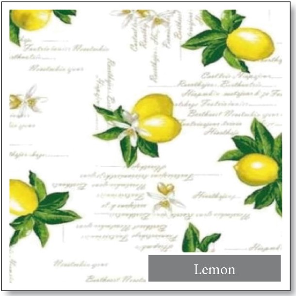 WACHSTUCH Lugana Lemon